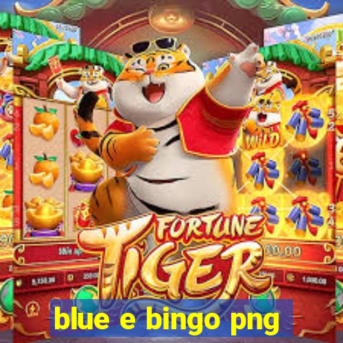 blue e bingo png